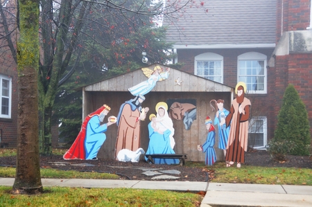 Foggy Nativityの写真素材