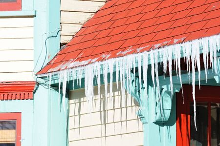 Roof Iciclesの写真素材