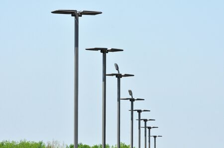 Parking Lot Lightsの写真素材