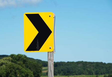 Right Arrow Signの写真素材