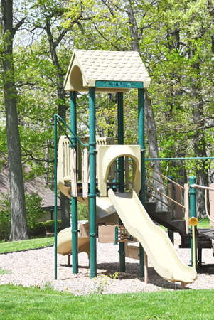 Playground Slideの写真素材