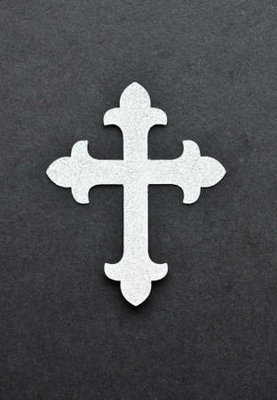 Ornate Glitter Crossの写真素材