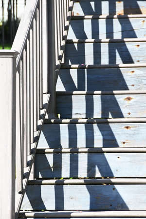 Shadow on the Stairsの写真素材