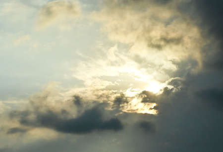 Sun through Cloudsの写真素材