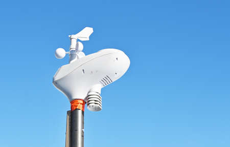 Weather Station on Poleの写真素材
