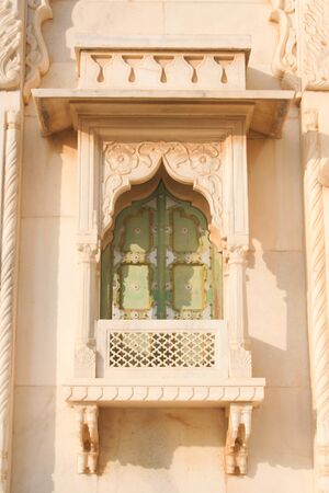 30th November 2015, Jodhpur, Rajastan, India. Jaswant Thada close up on window. Exploring the delights the Blue City of Jodhpur has to offerのeditorial素材