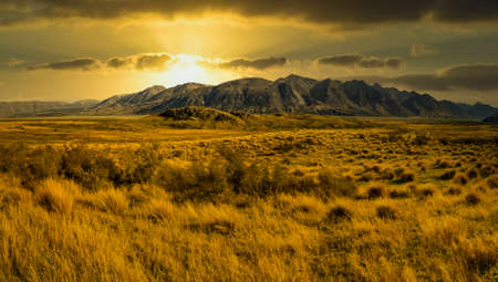 Nestled right amongst the Southern Alps of NZ.