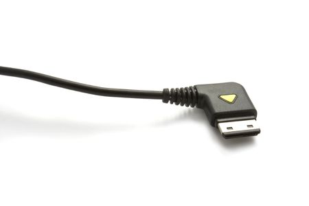 Headphones cable isolated