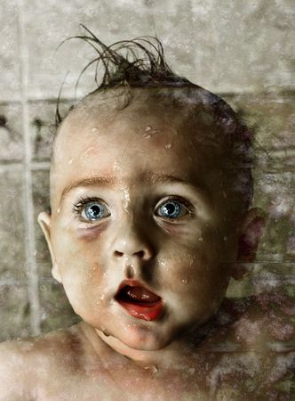 vampire baby faceの写真素材