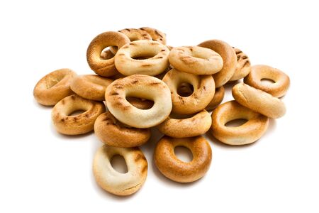 meal bread rings.の写真素材