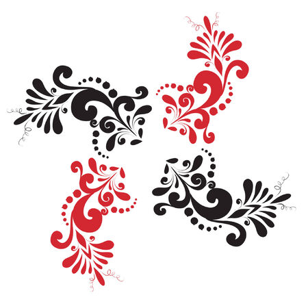 floral patternのイラスト素材