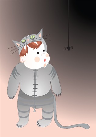 boy in a suitのイラスト素材