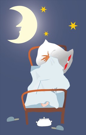 baby sleepのイラスト素材