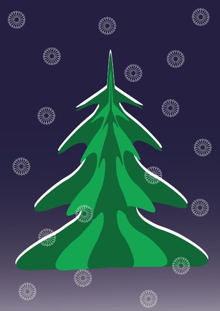 christmas treeのイラスト素材