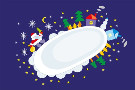 vector illustration - christmas bannerのイラスト素材