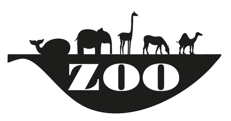 zoo on sheetのイラスト素材
