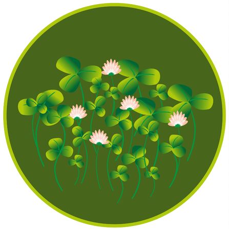 flower and leafのイラスト素材