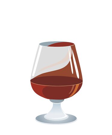 goblet on white backgroundのイラスト素材