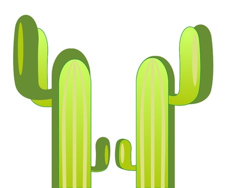 Green cactusのイラスト素材
