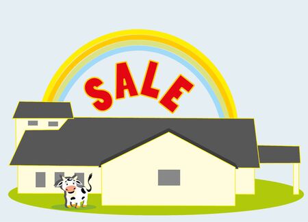 sale farmのイラスト素材