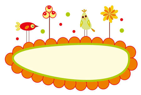 baby arrival announcement cardのイラスト素材