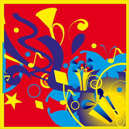 The music registration. Pipe music and star.のイラスト素材