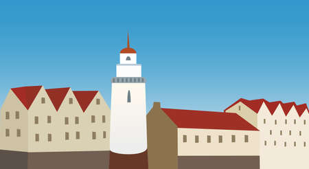 city backgroundのイラスト素材