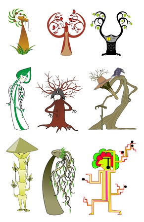 magic treeのイラスト素材