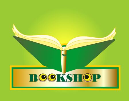 open green bookのイラスト素材