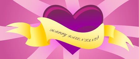 Love heartのイラスト素材