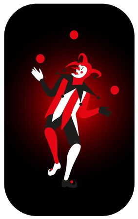 illustration. Clown.のイラスト素材