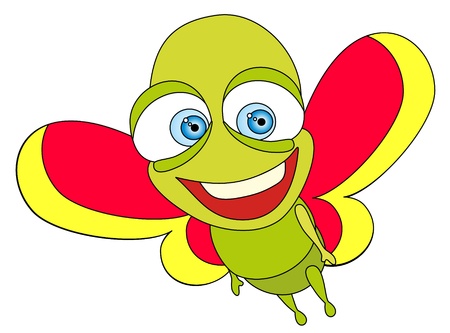 illustration. Fairy butterfly.のイラスト素材