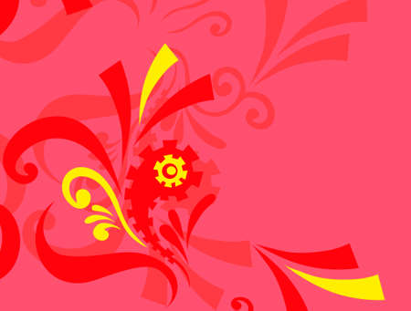 illustration. Floral background.のイラスト素材