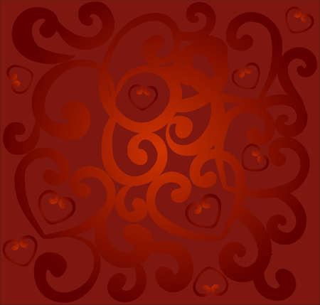 Vector illustration. Valentine heart backgroundのイラスト素材