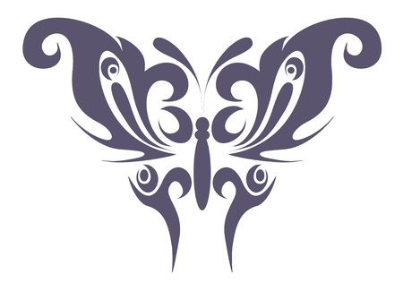 Abstract Tattoo A Magic Butterflyのイラスト 素材 ストックフォト 写真素材のstock Foto ストックドットフォト