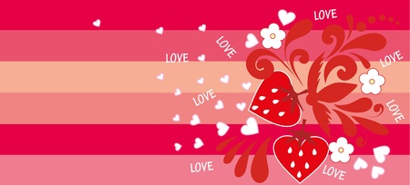Vector illustration. Valentine backgroundのイラスト素材