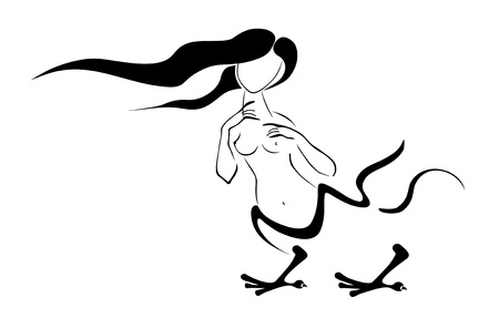 illustration: womanのイラスト素材