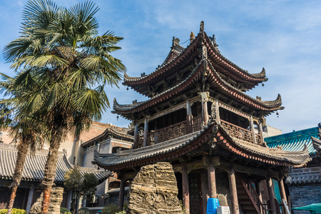 Ancient temple in Xi'An, Chinaの写真素材