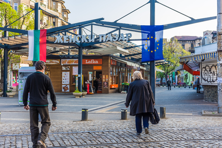 Sofia's market, Bulgariaのeditorial素材