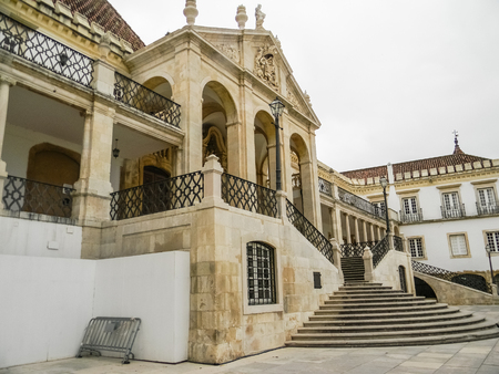 COIMBRA, PORTUGAL, 12 MAY 2015: The ancient University of Coimbraのeditorial素材