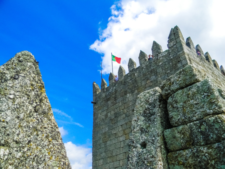 Medieval Castle of Guimaraes, Portugalのeditorial素材