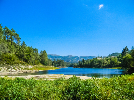 Lake in the Peneda Geres National Park, northern Portugalの写真素材