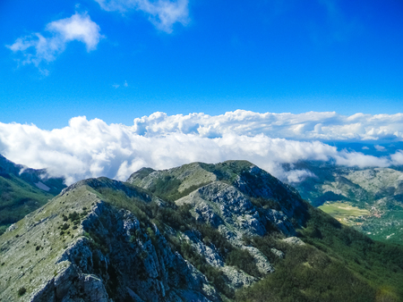 Top of Mount Lovcen, Montenegroの写真素材