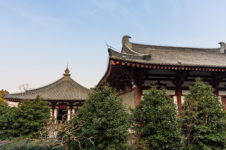 HUAQING, CHINA, 25 DECEMBER 2017: Beautiful chinese traditional architecture in Huaqing Palaceのeditorial素材