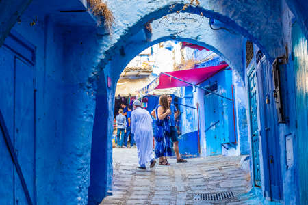 CHEFCHAOUEN, MOROCCO, 22 AUGUST 2018:のeditorial素材