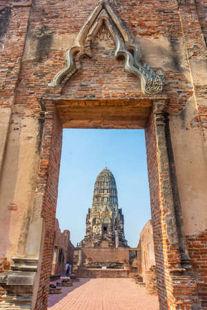 AYUTTHAYA, THAILAND, 12 JANUARY 2020: Ruins of Ayutthaya Templesのeditorial素材