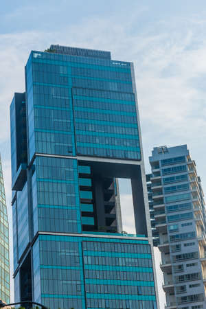 SINGAPORE, 3 OCTOBER 2019: Modern architecture in Orchard Roadのeditorial素材