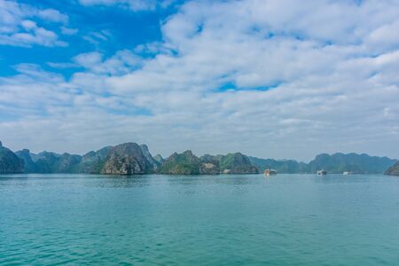 Beautiful landscape of Ha Long Bay, Vietnamの写真素材