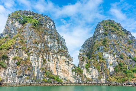 Beautiful landscape of Ha Long Bay, Vietnamの写真素材