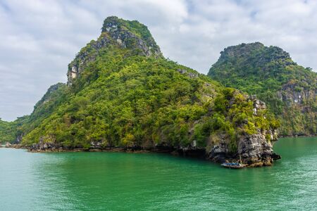 Beautiful landscape of Ha Long Bay, Vietnamの写真素材